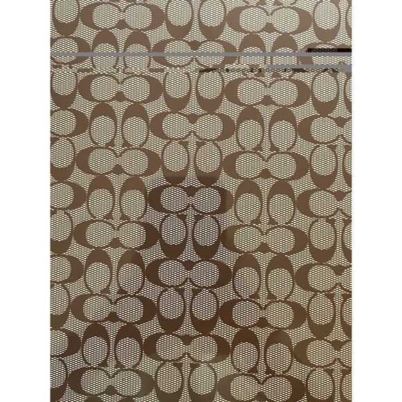 COACH Tan Signature iPad Mold Hard Plastic Cover Case 9.5” H x 7.5” x 1/4” H - Picture 8 of 9